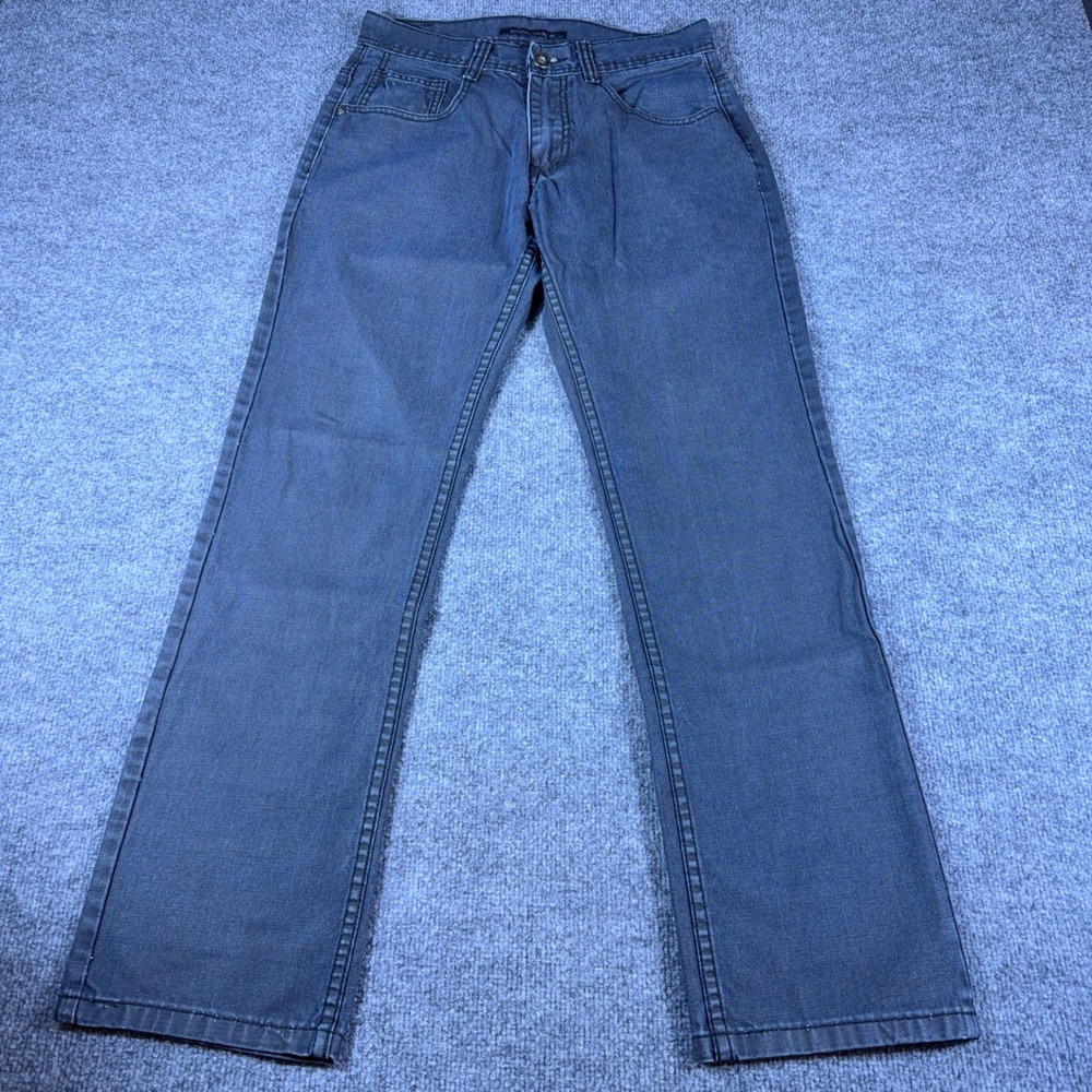 Y2K Southpole Authentic Collection Mens Black Faded Straight Leg Jeans W32 L32